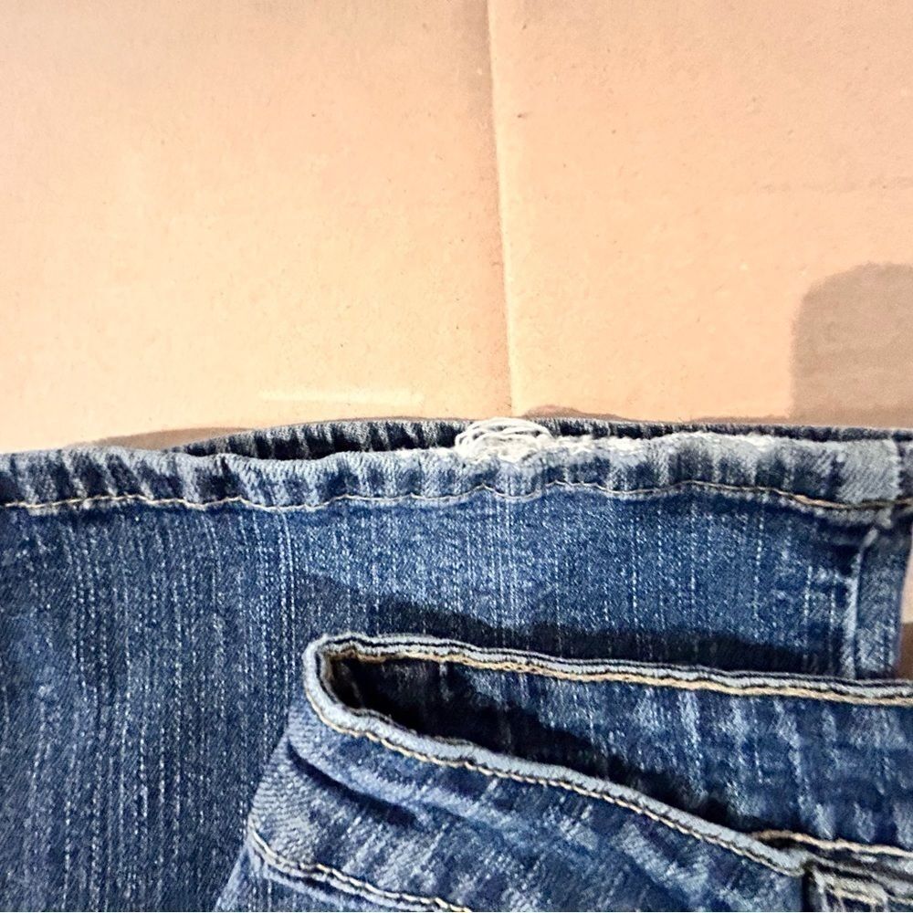 St John’s Bay Bootcut Jeans Womens 14 Blue Denim Stretch Mid Rise Classic - Picture 4 of 6